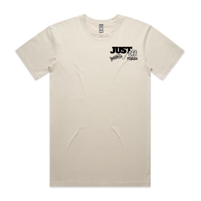 Just Off Fishin Mens Light coloured T  Thumbnail